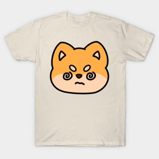 Dizzy Shiba Face T-Shirt